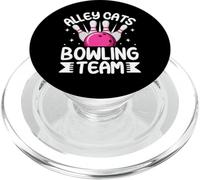 Funny Retro Alley Cats Bowling Team PopSockets PopGrip for MagSafe
