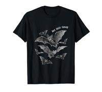 Funny Retro Bat Shit Crazy Spooky Halloween Trick Or Treat T-Shirt