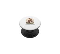 Funny Retro Bicycle Off To Cause A Kerfuffle Capybara Vibes PopSockets Adhesive PopGrip