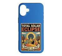 Funny Retro Cats Total Solar Eclipse August 12 2026 Event Case for iPhone 16 Plus