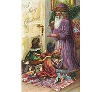Funny Retro Christmas Greetings Christmas Angel Christmas Tree Metal Tin Signs,for Home Farm Outdoor Bathroom Restaurant Cafes Bars Club Kitchen Garage Cute Vintage Art Wall Decor Sign 12x8 Inch