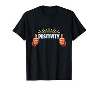 Funny Retro Classic Positivity Thumbs Up Inspiring Message T-Shirt