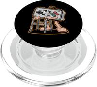 Funny Retro Gamer Controller Sad Retro Gaming Design PopSockets PopGrip for MagSafe