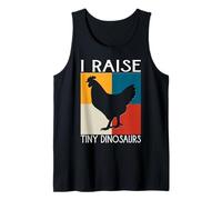 Funny Retro I Raise Tiny Dinosaurs - Chicken Tank Top