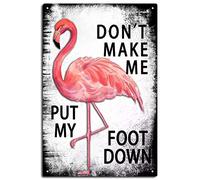 Funny Retro Metal Tin Sign flamingo gifts for women,pink flamingo gifts,flamingo decor home,flamingo office decor,flamingo gifts for women 8X12inch/Tin Sign