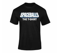 Funny Retro Movie Parody T Shirt - Spaceballs The T-Shirt Design for Adults - Novelty Graphic Tee Gift for Men and Women Black XXL Style 2