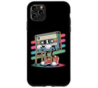 Funny Retro Old Cassette Tape Cartoon with Walker Nostalgia Case for iPhone 11 Pro Max