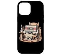 Funny Retro Old Cassette Tape Cartoon with Walker Nostalgia Case for iPhone 12 Pro Max