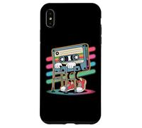 Funny Retro Old Cassette Tape Cartoon with Walker Nostalgia Case for iPhone XS Max