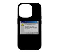 Funny Retro PC Error Leave Now Snooze IT Humor Case for iPhone 14 Pro