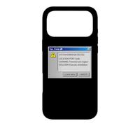 Funny Retro PC Error Leave Now Snooze IT Humor Case for iPhone 17 Pro Max