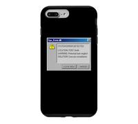 Funny Retro PC Error Leave Now Snooze IT Humor Case for iPhone 7 Plus/8 Plus