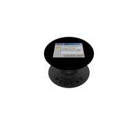 Funny Retro PC Error Leave Now Snooze IT Humor PopSockets Adhesive PopGrip