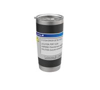 Funny Retro PC Error Leave Now Snooze IT Humor Stainless Steel Insulated Tumbler