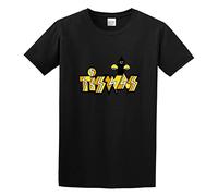 Funny Retro Saturday Morning Tv Show Programme Tizwas Tiswaz Men Adult Short Sleeve Black 3XL