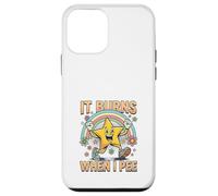 Funny Retro Star It Burns When I Pee Case for iPhone 12 mini