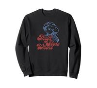 Funny Retro Thrift Store Whore Pop Cotton Vintage Style Sweatshirt