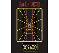 Funny Retro Tin Sign Stay On Target Applicable To Bar, Restaurant, Cafe, Bar, Garage, Kitchen, Manhole Wall Decoration 8 × 12 Inches