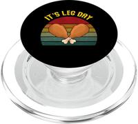 Funny Retro Turkey day Leg T-shirt it's leg day thanksgiving PopSockets PopGrip for MagSafe