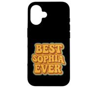 Funny Retro Typography Best Sophia Ever Case for iPhone 16