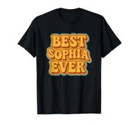 Funny Retro Typography Best Sophia Ever T-Shirt