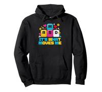 Funny Retro WASD It's What Moves Me PC Gamer Men Women Pullover Hoodie