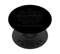 Funny Revelation 8 1 Silence In Heaven Bible Quote PopSockets Adhesive PopGrip