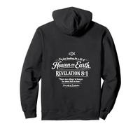 Funny Revelation 8 1 Silence In Heaven Christianity Pullover Hoodie