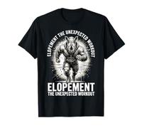 Funny Rhino Elopement The Unexpected Workout T-Shirt