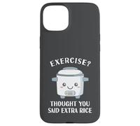 Funny Rice Cooker Exercise Asian Love Chinese Food Far East Case for iPhone 15 Plus