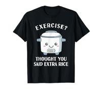 Funny Rice Cooker Exercise Asian Love Chinese Food Far East T-Shirt