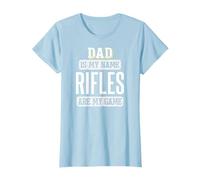 Funny Rifles Gift for Dad Fathers Day Design T-Shirt