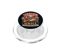 Funny Roadkill on the Grill BBQ Pitmaster Raccoon PopSockets PopGrip for MagSafe