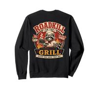 Funny Roadkill on the Grill BBQ Pitmaster Raccoon Sweatshirt