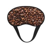 Funny Roasted Coffee Beans Polyester Sleep Mask,Light Blocking Sleep Eye Mask,Night Sleeping Mask, Eye Blinder