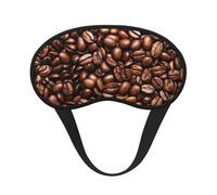 Funny Roasted Coffee Beans Sleeping Mask for Adults Blackout, Comfortable Eye Mask Blocking Light for Travel, Yoga