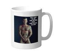 Funny Robbie Williams Mug with Cheeky Quote for Fans, 11oz Ceramic