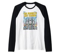 Funny Roberts are Coming Robot Bob Roboticist Engineer Maker Raglan Baseball Tee