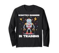 Funny Robotics Engineer in Training Cute Toy Robot Humor Long Sleeve T-Shirt