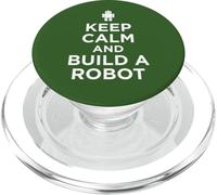 Funny Robotics, Keep Calm and Build a Robot PopSockets PopGrip for MagSafe