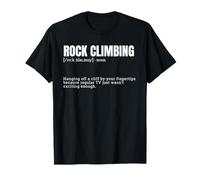 Funny Rock Climbing Dictionary Definition T-Shirt