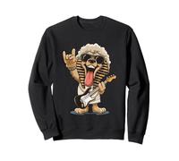 Funny Rock Dog Egyptian Theme Music Lover Design Sweatshirt