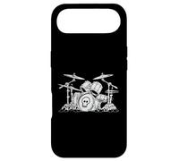 Funny Rock Drum Set Cartoon Illustration Case for iPhone Air
