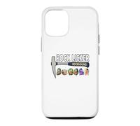 Funny Rock Licker Faces Geologist Rockhound Hammer Case for iPhone 12/12 Pro