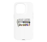 Funny Rock Licker Faces Geologist Rockhound Hammer Case for iPhone 15 Pro