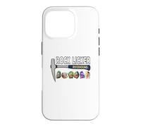 Funny Rock Licker Faces Geologist Rockhound Hammer Case for iPhone 16 Pro