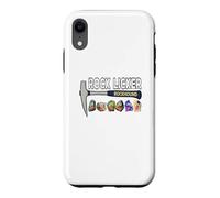 Funny Rock Licker Faces Geologist Rockhound Hammer Case for iPhone XR