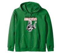 Funny Rock Me Wolfgang Amadeus Mozart Zip Hoodie