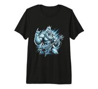 Funny Rock Metal Guitar Drums Music Gift Bigfoot Premium T-Shirt