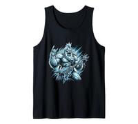 Funny Rock Metal Guitar Drums Music Gift Bigfoot Tank Top